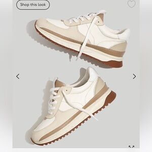 Madewell leather sneakers womens